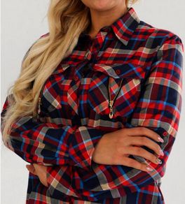 Retro Style Checked Shirt size 18