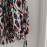 Multicoloures tie sleave Top size 12 Image 3