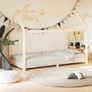 Kids Bed Frame Solid Pine Wood Image 2