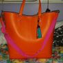 Pauls Boutique Stella Tote Bag in Orange Image 4
