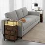 Bedside Table Set of 2 with Charging Station Image 8