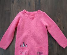 Unicorn pink jumper size 4 years