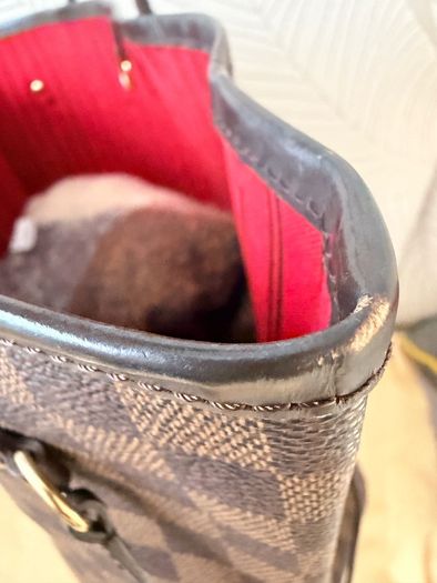 Louis Vuitton Neverfull MM Ebene Cerise Authentic