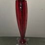 Hand Blown Antique Cranberry Glass Vase Image 3