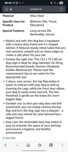 Dog cage with cover (new)