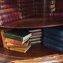 Vintage Mahogany Corner Display Cabinets Matching Pair Image 3