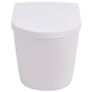 Wall Hung Toilet Ceramic White Image 5