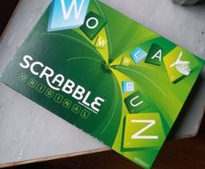 scrabble boardgame