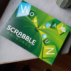 scrabble boardgame