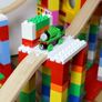 Duplo train track pieces Image 3