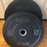 2 x 20KG Apollo Olympic Bumper Plates. Image 3
