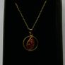 Vintage Sterling Silver 925 Gold Plated Chain with Pendant , length 20" - 2,8g Image 3