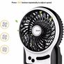 Battery Fan, Rechargeable Desk Fan Portable Handheld Personal Mini USB fan Battery, 3 Speeds Internal and Side Light,Cooling for Traveling,Fishing,Camping (FREE POSTAGE) Image 4