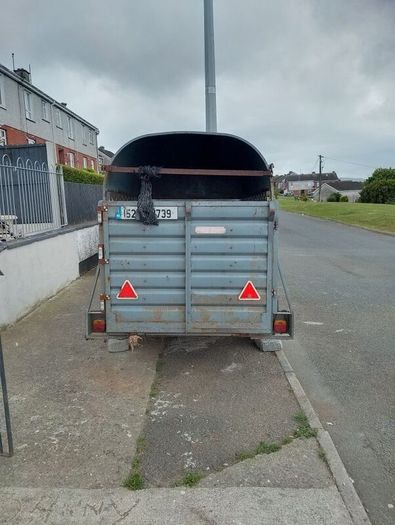 cattle + horse trailer