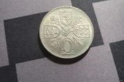 GB Queen's Coronation 1953 Five Shilling Crown Coin In Perspex Capsule