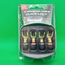 Poatage - 5 x Monster Cable Quick Lock Angled 24k Gold Spades Image 9