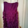 Reiss strapless feather dress Image 3