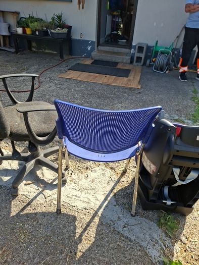 1 office chair, 1 school chair 1 kids drive chair