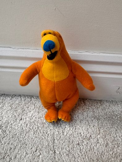 Bear in the Big Blue House Jim Hensons McDonalds 2002 Plush Soft approx. 16 cm. Used PLease see photos