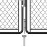Garden Gate Steel 75x495 cm Anthracite Image 3
