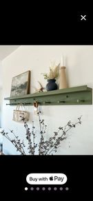 Coat rack peg shelf