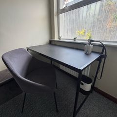 Desk and chair