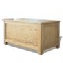 Storage Box 90x45x45 cm Solid Oak Wood Image 4