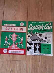 Celtic FC Scottish Cup Programmes X 2