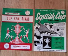Celtic FC Scottish Cup Programmes X 2
