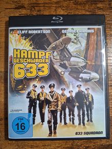"633 Squadron" Blu-ray, German Import, "Kampfgeschwader 633" - free standard postage