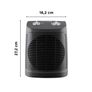 Rowenta Instant Comfort Compact 2000 Fan Heater (Grey) Image 2