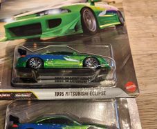 Hot wheels premium 1995 Fast and Furious Mitsubishi eclipse 1/5