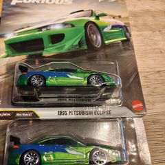 Hot wheels premium 1995 Fast and Furious Mitsubishi eclipse 1/5