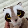 Ty Beanie Baby Bellies Petey the Raccoon approx. 6 Inch Plush Used Please see pictures Image 2