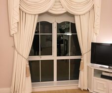 Beautiful cream curtains