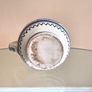 Vintage Blue & Cream Pottery Water Pitcher Jug, Korond, Transylvania Image 5