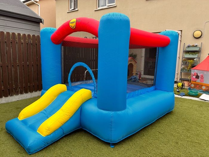Bouncy castle with slide