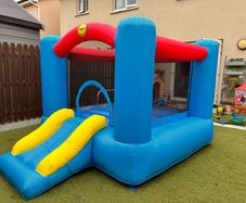 Bouncy castle with slide