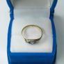 Art Deco 18ct Gold Sapphire and Diamond Ring Image 7