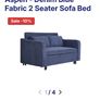 blue sofa bed Image 4
