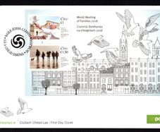 2018 Ireland World Meeting of Families 2018 Stamp Miniature Sheet An Post First Day Cover (FDC)