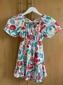M&S Girls Floral Dress - see 4 pics