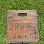 Vintage Wooden R. Whites Lemonade Crate Image 6