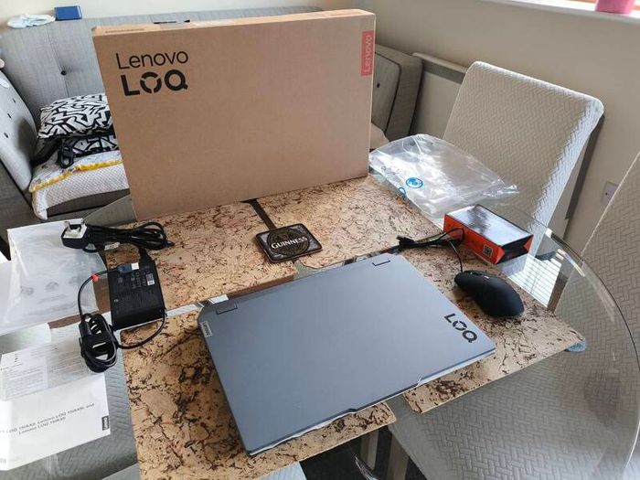 Gaming Laptop Lenovo Loq i5 12450hx 8/12 RTX4050 6gb 105w 16gb Ddr5 512GB Nvme 15.6" 144hz 1080p 300nits 100% sRGB Win11 Warranty Receipt