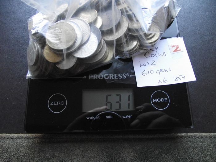 A Lot of 630+ grams of French coins