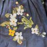 Next age 8-9 BNWT Girl's two piece set, charcoal & ochre Image 4