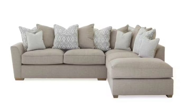 corner couch and swivel chair