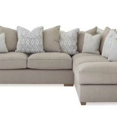 corner couch and swivel chair