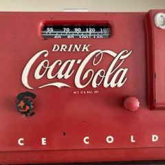 Coca Cola 1948 Vintage Radio