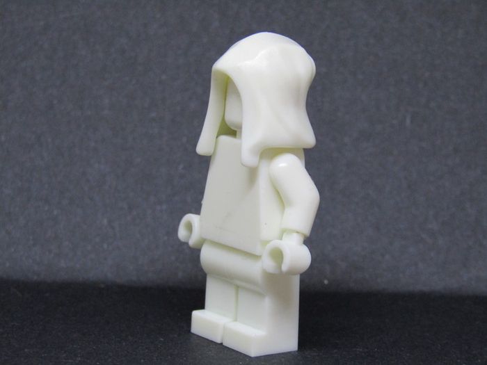 LEGO Hood Minifigure Unreleased Superheroes Prototype Glow In The Dark Colour Monochrome Minifigure Extremely Rare And Hard To Find